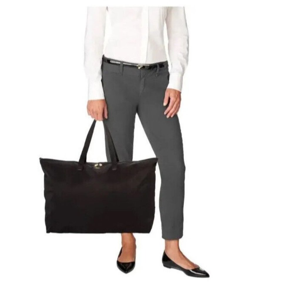 Tumi Voyageur Just In Case® Packable Nylon Black Tote NWT - Picture 1 of 10